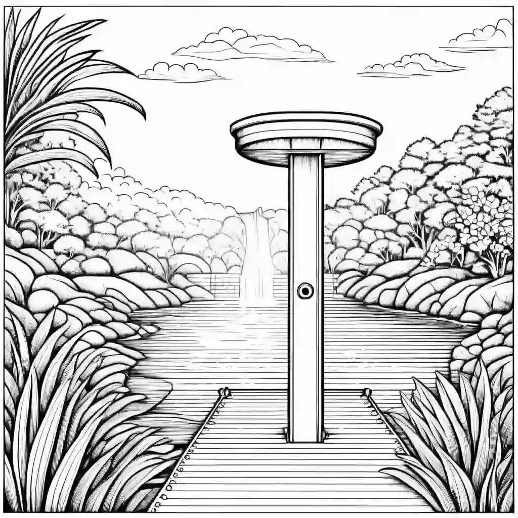 Diving Board coloring pages